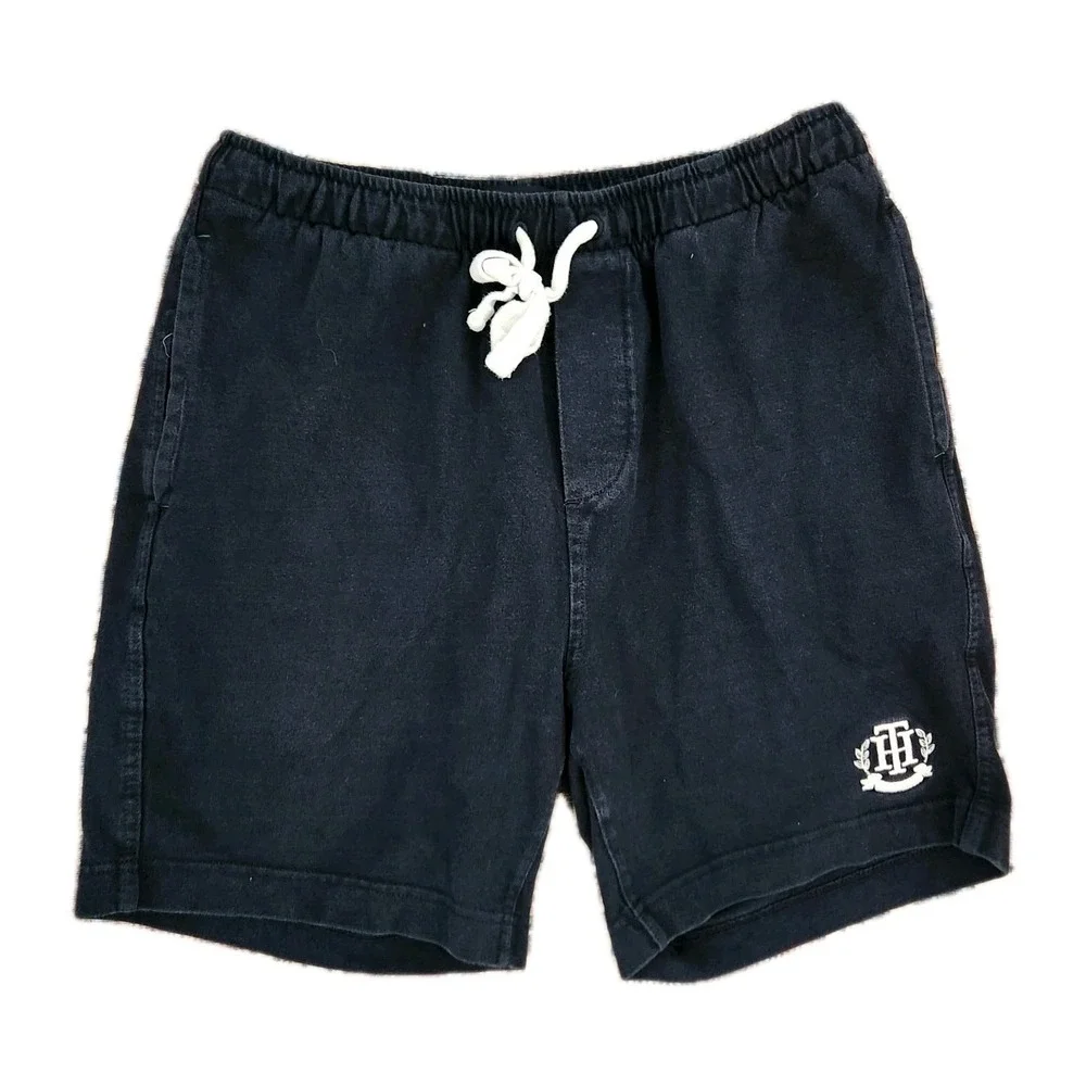 Tommy Hilfiger Men's Dark Navy Blue Sweat Shorts Size S 100% Cotton Soft